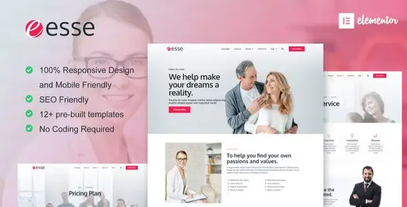 Esse – Life Coach & Consulting Elementor Template Kit